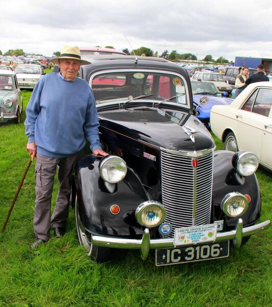 John Keeley with an Austin Prefect similar to one he had as a young man Photo: Paul Curran John Keeley with an Austin Prefect similar to one he had as a young man Photo: Paul Curran
