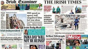 What the papers say: Tuesday's front pages What the papers say: Tuesday's front pages