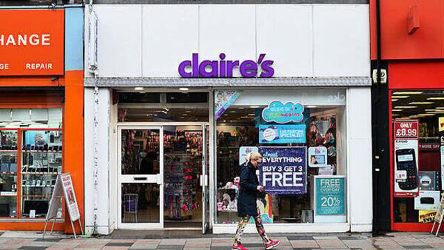 Around 2,150 jobs at risk as Claire’s Accessories appoints administrators