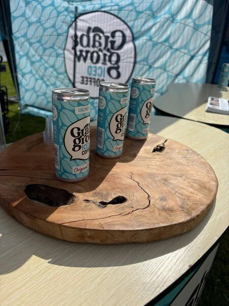 Grab and Grow coffee cans
