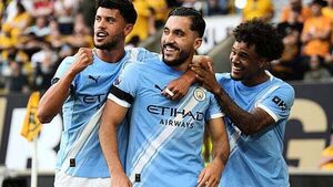 Manchester City begin title quest with convincing win against Wolves Manchester City begin title quest with convincing win against Wolves