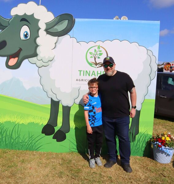 Tom Gallahue with son Johnny Tom Gallahue with son Johnny