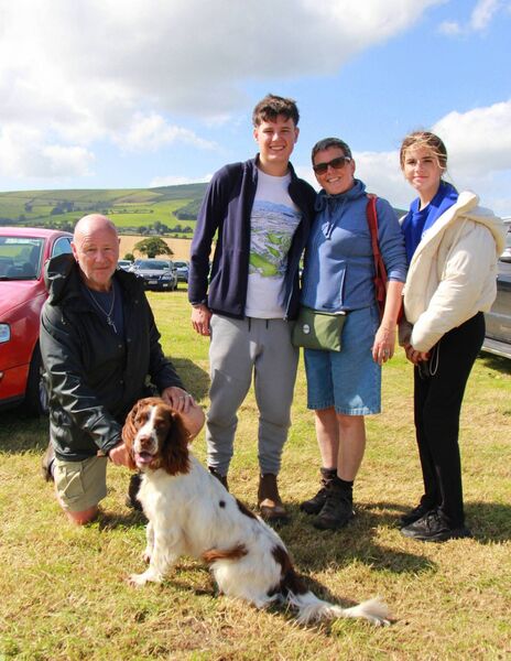 Michael Garland, his son Joe, daughter Rose and Lisa Mulcahy with Skip the dog Michael Garland, his son Joe, daughter Rose and Lisa Mulcahy with Skip the dog