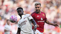 Bukayo Saka admits Arsenal were below par in win at Man Utd
