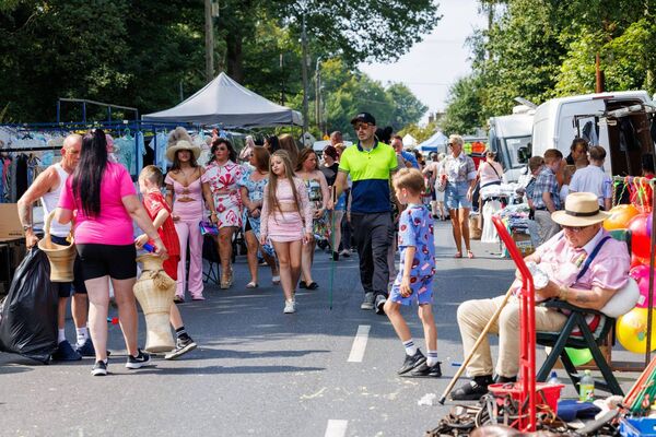 The fair was still busy, even if fewer people visited this year