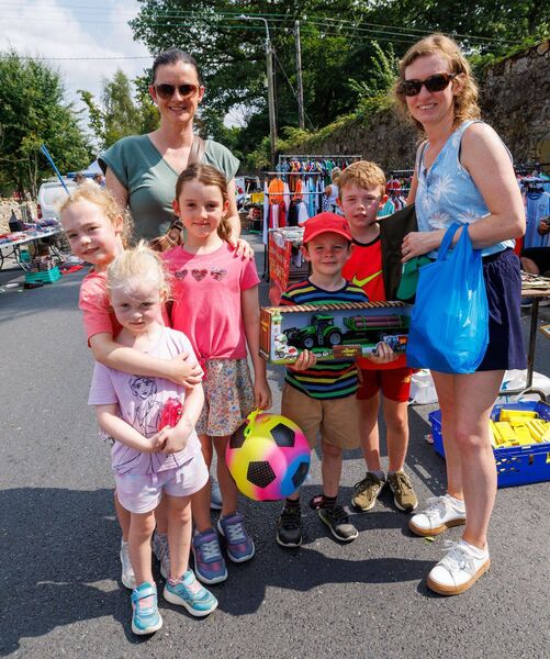 Catherine and Breda Kavanagh with their children Ciara, Kate, Sean, Chloe and Michael