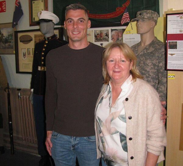 Donie's wife Teresa Cunningham with Robby Baker 