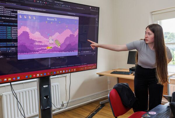 Gemma Russell one of the tutors in the Digital Skills Summer Camp in Carlow College
