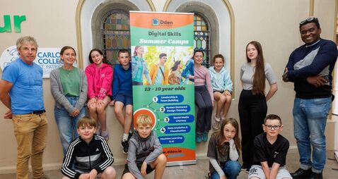 Carlow digital skills camp connects young people to local community 