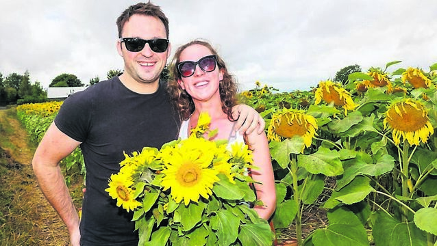 <p class="contextmenu internal_Caption">Rebecca Jackson and Luke Stanley at the Sunflowers at Crookett fundraiser <span class="contextmenu emphasis CaptionCredit"> 	Photos: Michael O’Rourke Photography</span>
            </p>