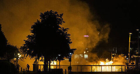 Part of Luas Red line to remain closed for 'minimum' of serveral weeks following fire