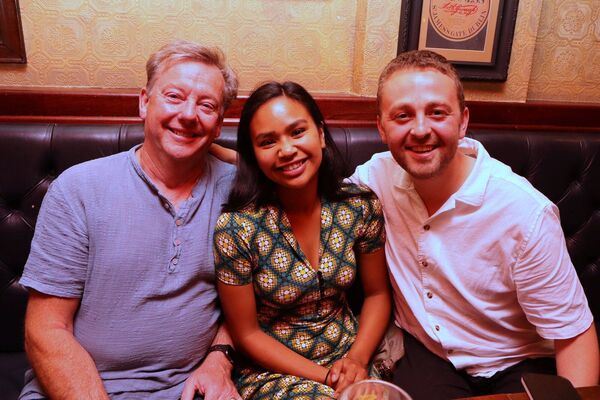 John and Chanipa Kelly with Michael O'Neill