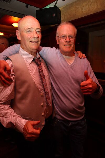 Vincent celebrates his 70th with Ger Comerford