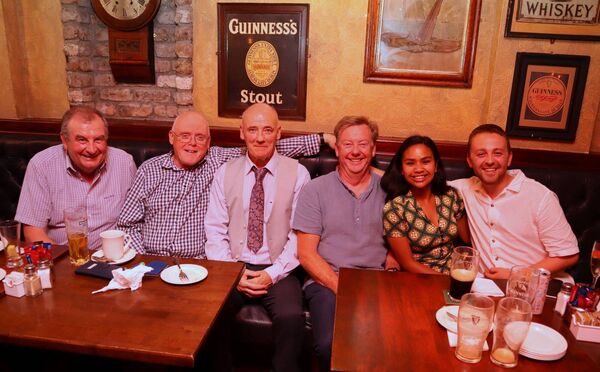 Liam Dooley, Michael Kelly, Vincent Murphy, John Kelly, Chanipa Kelly and Michael O'Neill