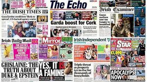 What the papers say: Saturday's front pages What the papers say: Saturday's front pages