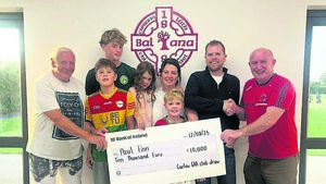 Paul wins €10,000 in Carlow GAA draw Paul wins €10,000 in Carlow GAA draw