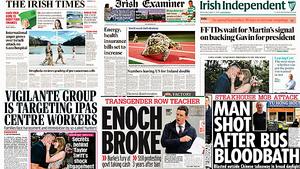 What the papers say: Wednesday's front pages What the papers say: Wednesday's front pages