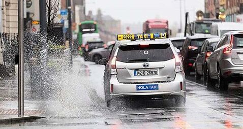 Yellow rain warning issued for six counties