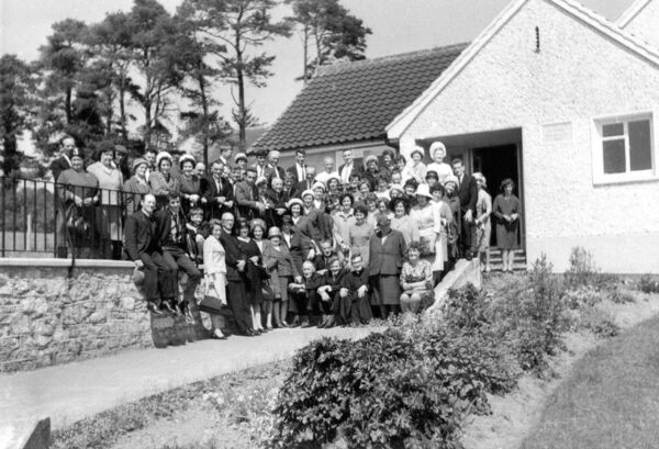 Attendees at Monsignor Hunt's first mass in Kilquiggan, June 1967 Attendees at Monsignor Hunt's first mass in Kilquiggan, June 1967