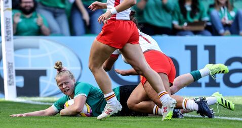 O'Brien scores 11 points as Ireland make it two wins from two