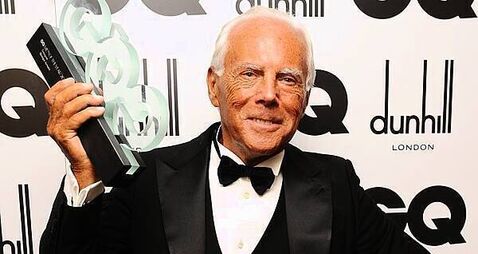 Ralph Lauren and Morgan Freeman among stars to pay tribute to Giorgio Armani
