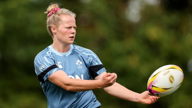 <p>Carlow's Dannah O’Brien has been named to start for Ireland in their Pool C decider against New Zealand at the Women's Rugby World Cup. Photo ©INPHO/Ben Brady.</p>