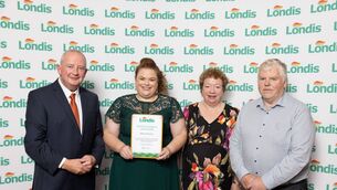 <p>Ann Marie Rath, Bridget Rath and Willie Rath from Raths Londis Carlow, alongside Dermot ONeill from Londis RDM at the Londis Retailing Excellence Awards 2025 at the Seafield Hotel and Spa Resort, Gorey, County Wexford </p>