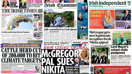 What the papers say: Saturday's front pages