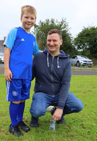 Jonathan Murphy with his son, Cian Jonathan Murphy with his son, Cian