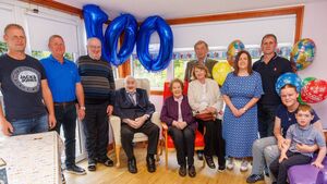 Family members travel from all over the country to help Liam Mullins celebrate his 100th birthday Family members travel from all over the country to help Liam Mullins celebrate his 100th birthday