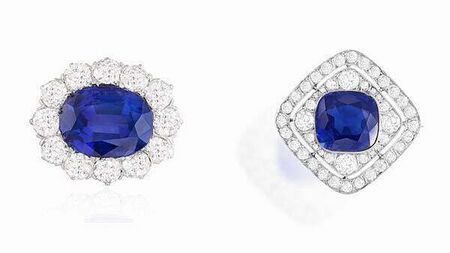Two rare Kashmir sapphires sell for almost €1.4 million in Dublin