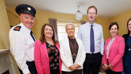 Justice minister visits site of future Amber Women’s Refuge during trip to Carlow