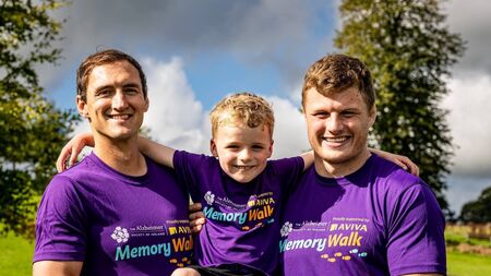 Prendergast joins Kinsella in support of Alzheimer's Memory Walk