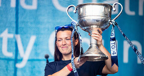 Leah Caffrey showing no signs of slowing down in Dublin's defence