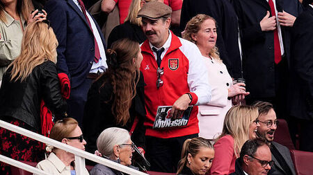 Ted Lasso star Jason Sudeikis watches Arsenal’s win against Nottingham Forest
