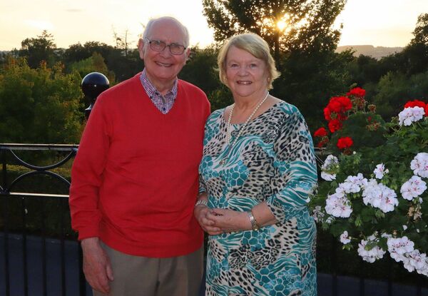 Brian and Betty Nolan at the Bennekerry Senior Citizens summer party in the Woodford Dolmen Hotel