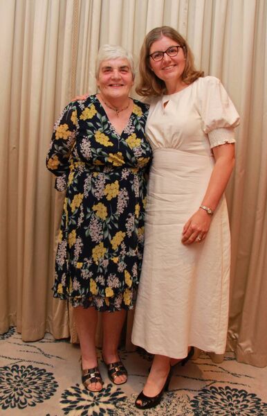 Ita Kinsella with her daughter Deirdre Nolan