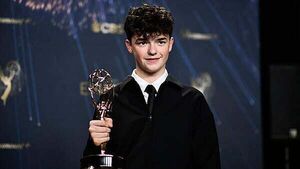 Owen Cooper becomes youngest ever male Emmy winner for breakout Adolescence role