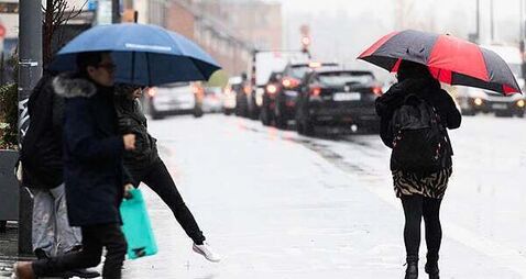 Met Éireann issues rain warning for five counties