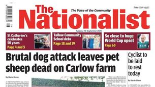 <p>Our front page this week </p>