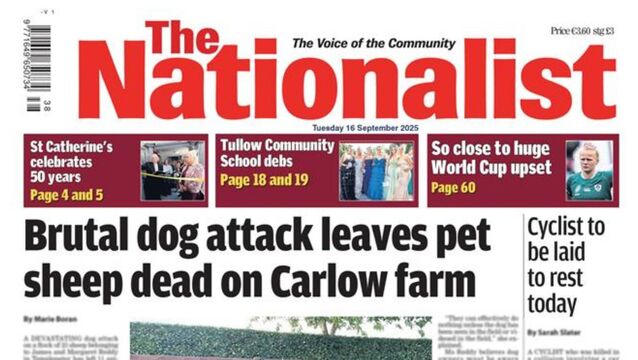 This week's front page 