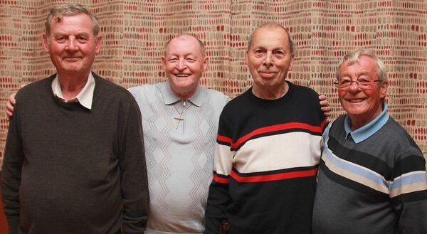 Brothers Thomas, Paul, Laz and Tony at their family reunion