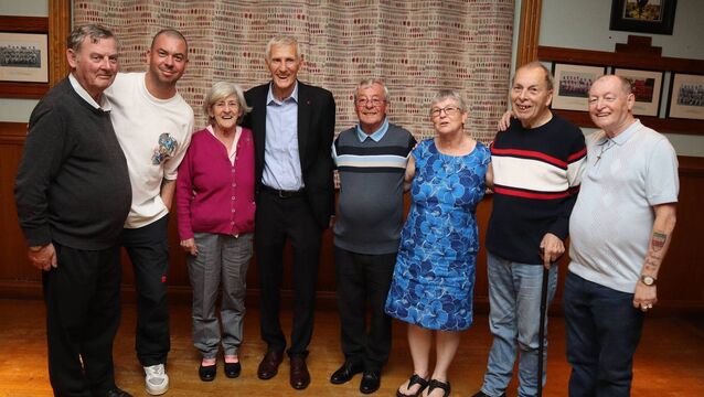 Noctor family re-union in Eire Óg Clubhouse, Carlow 