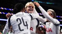 Thomas Partey on losing side as Tottenham win on Champions League return