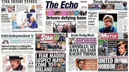 What the papers say: Wednesday's front pages
