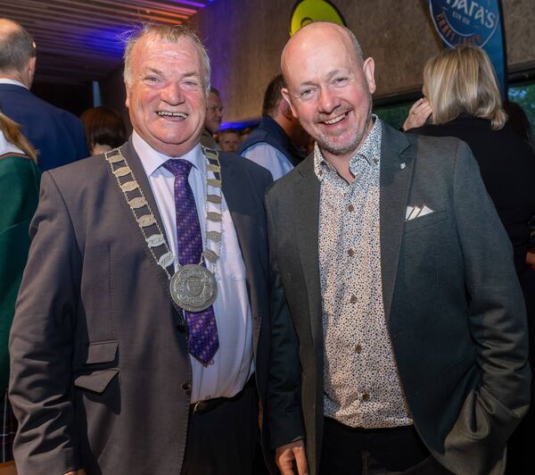 Cathaoirleach Carlow County Council Ken Murnane and Alan O’Reilly