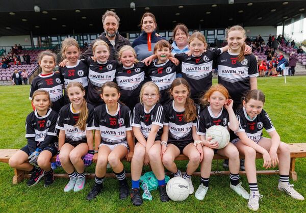The Fenagh U’10 team who played Kildavin/Clonegal at halftime of the IFC final in the SETU. Carlow. Pic: © Michael O’Rourke Photography