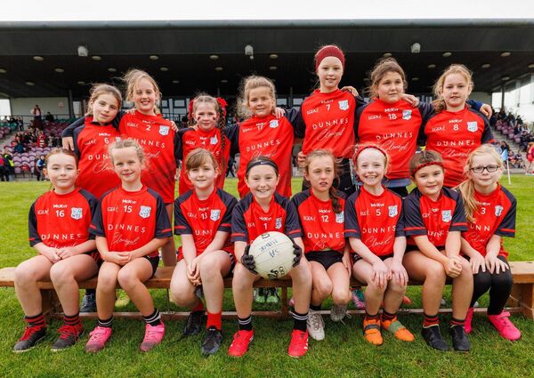 The Kildavin/Clonegal U’10 team who played Fenagh at halftime of the IFC final in the SETU. Carlow. Pic: © Michael O’Rourke Photography