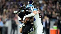 Lamar Jackson sacked seven times as Detroit Lions eclipse Baltimore Ravens 38-30