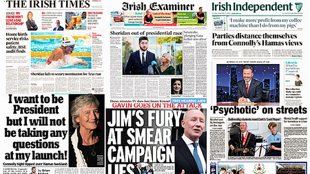 What the papers say: Tuesday's front pages